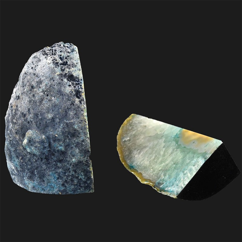 BOOKEND AGATE 2pcs 10-14 cm