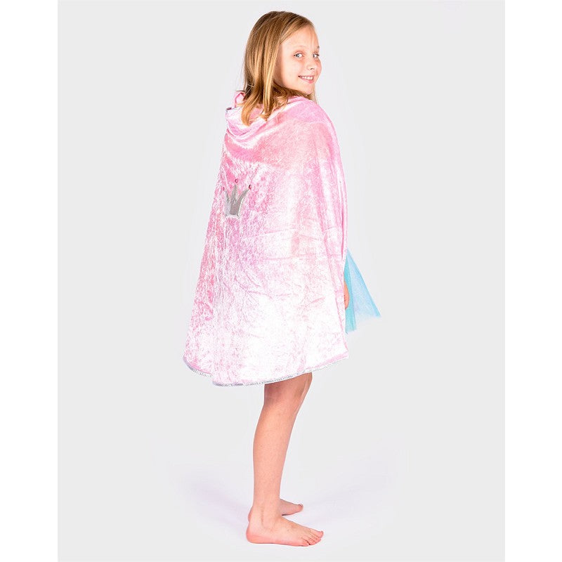 CAPE PINK W. SILVER CROWN 98-128 CL 3-8 YEARS