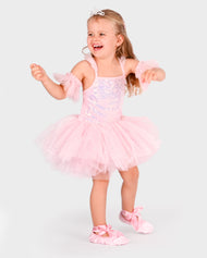 Ballerinakitt med docka matchande set 122-128cl 6-8 år