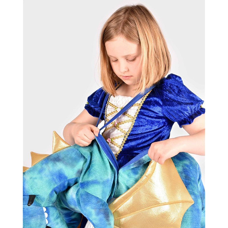 RIDE ON DRAGON BLUE ONE SIZE 120x60cm