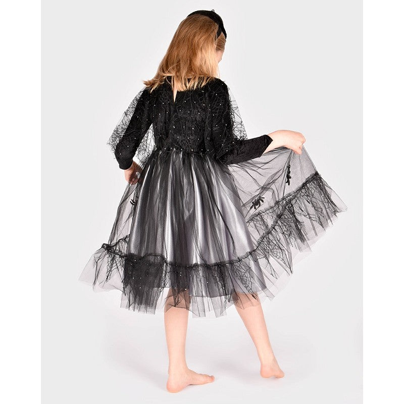 WITCH DRESS W. ACCESSORIES 110-116 CL 4-6 YEARS