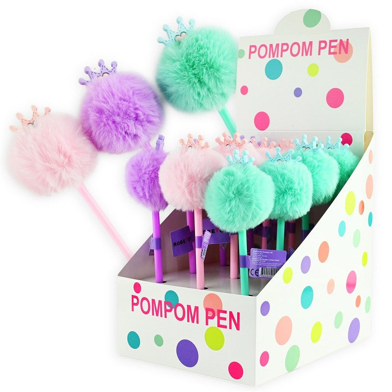 Penna fluffig pompomkrona 19cm