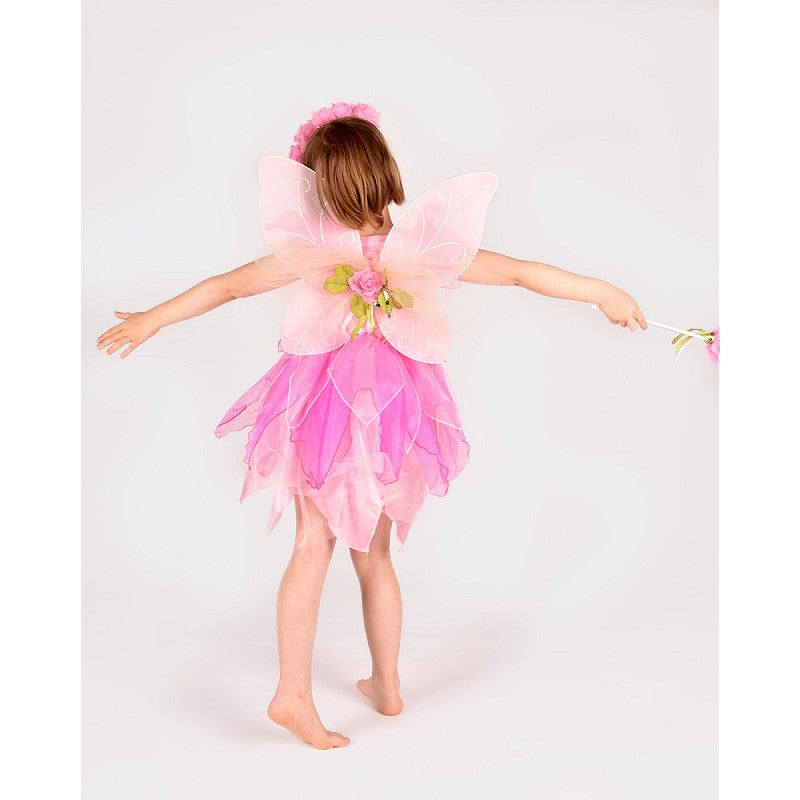 FAIRY DRESS+WINGS+DIADEM+WAND 98-104 CL 2-4 YEARS