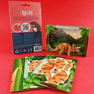 3D-teaterpussel triceratops 17cm