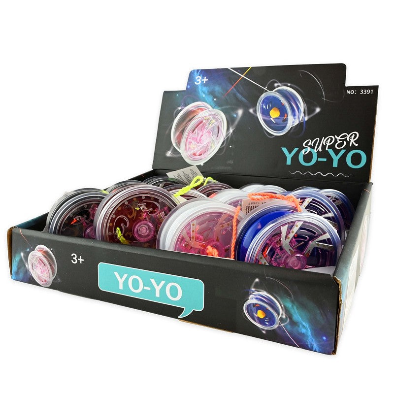 Metall yoyo med ljus 6cm
