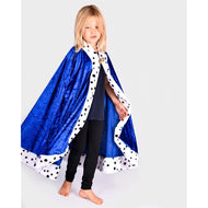 THE KING CAPE BLUE VELVET 4-8 YEARS 83cm