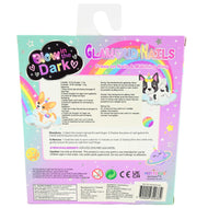 Spik glamour press-on och ring gid 21pcs