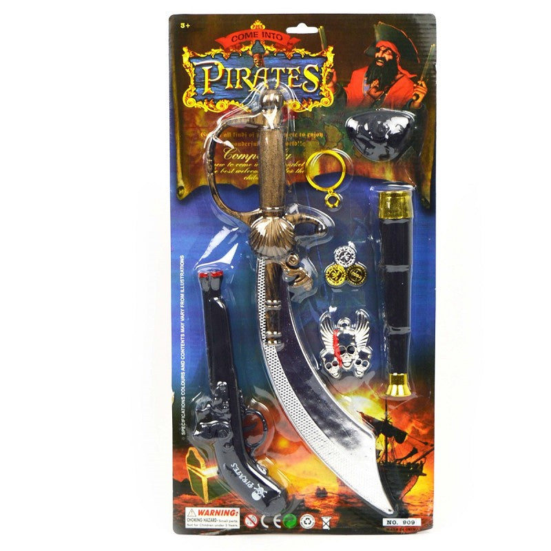 Piratset knivar 10st 2-43cm