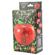 Kristallpussel äpple röd 44 bitar