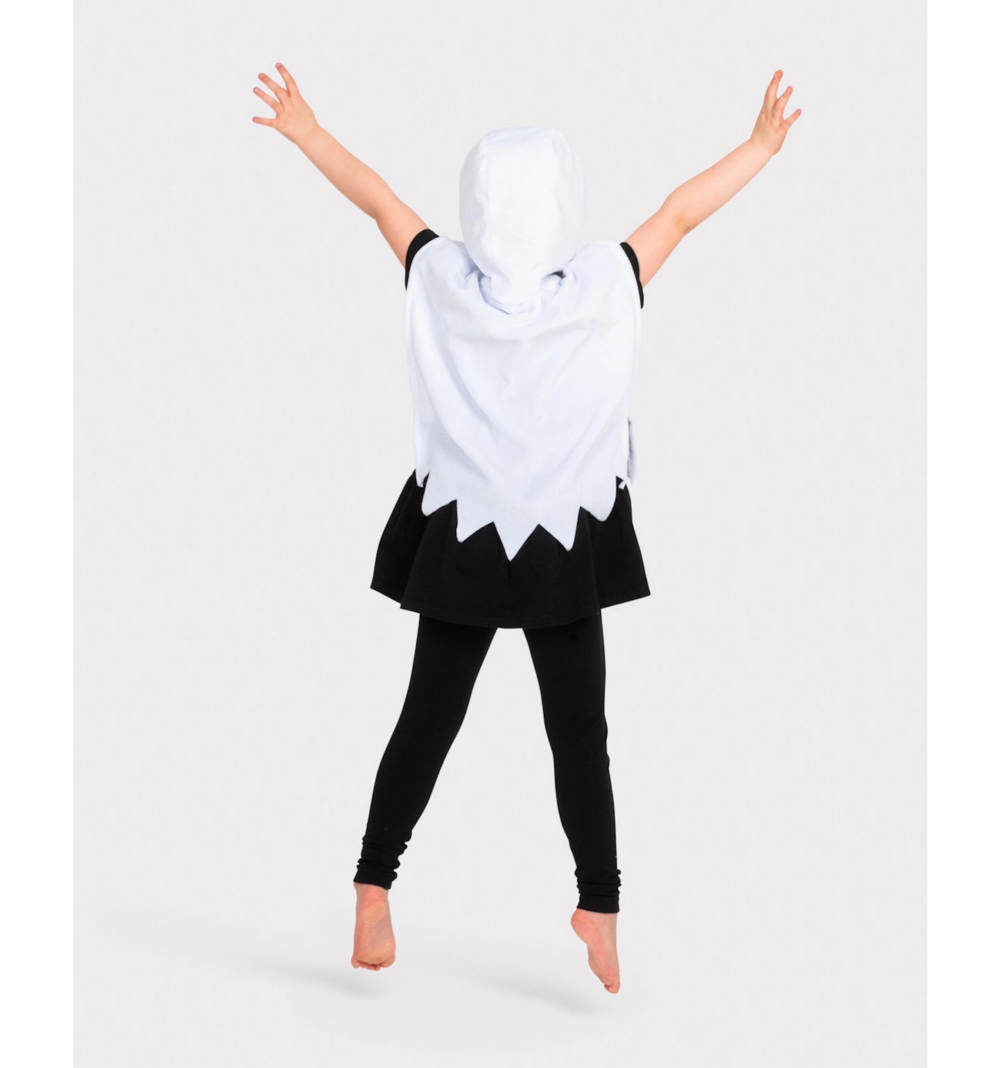 Mini Cape White Ghost – Halloweenkostym för de minsta