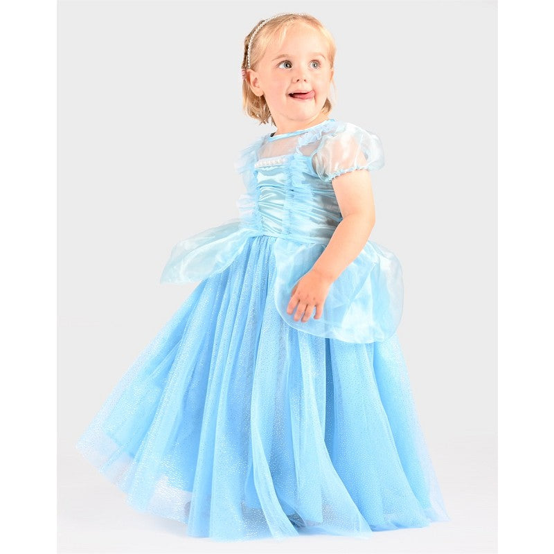 Prinsessklänning med tiara 110-116 kl 4-6 år