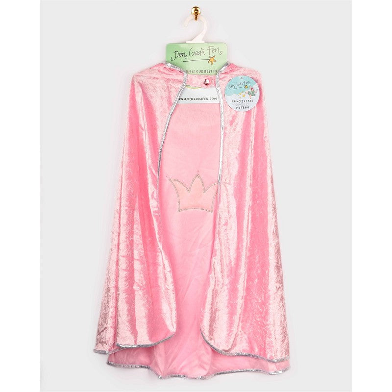 CAPE PINK W. SILVER CROWN 98-128 CL 3-8 YEARS