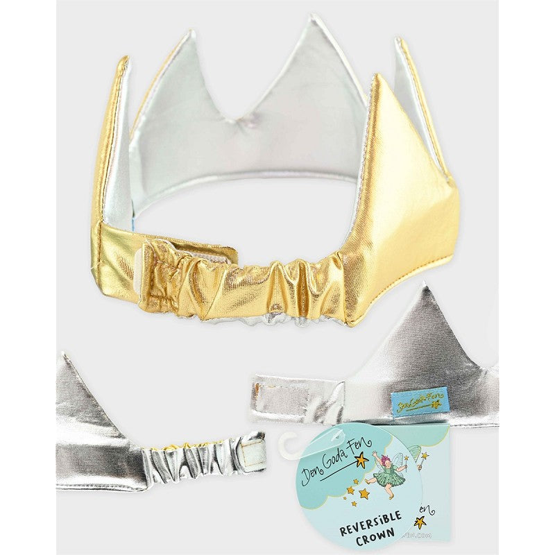 CROWN REVERSIBLE GOLD & SILVER adj 26cm