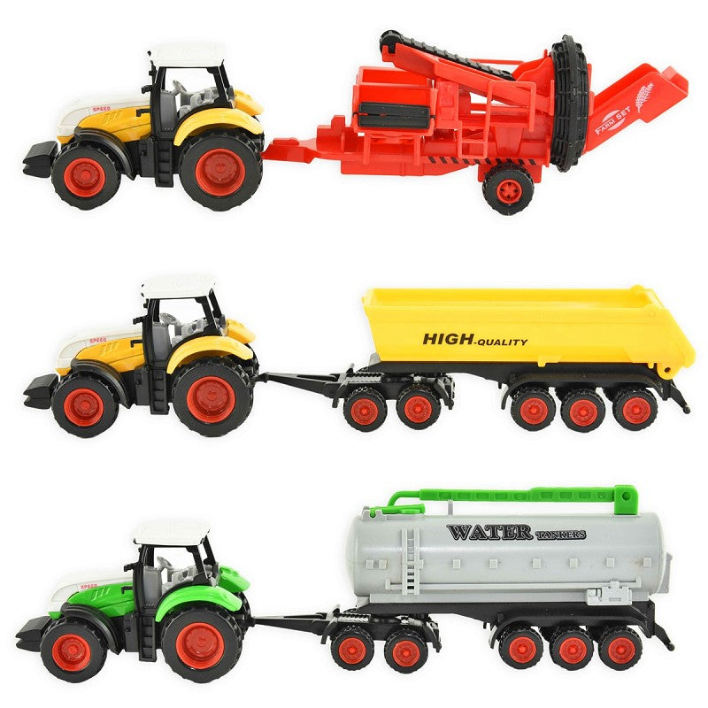 Traktor med släpvagn 21cm