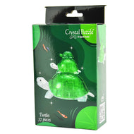 3D Crystal Puzzle Pussel sköldpaddor 37 bitar