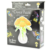 Crystal puzzle six roses yellow 47 bitar