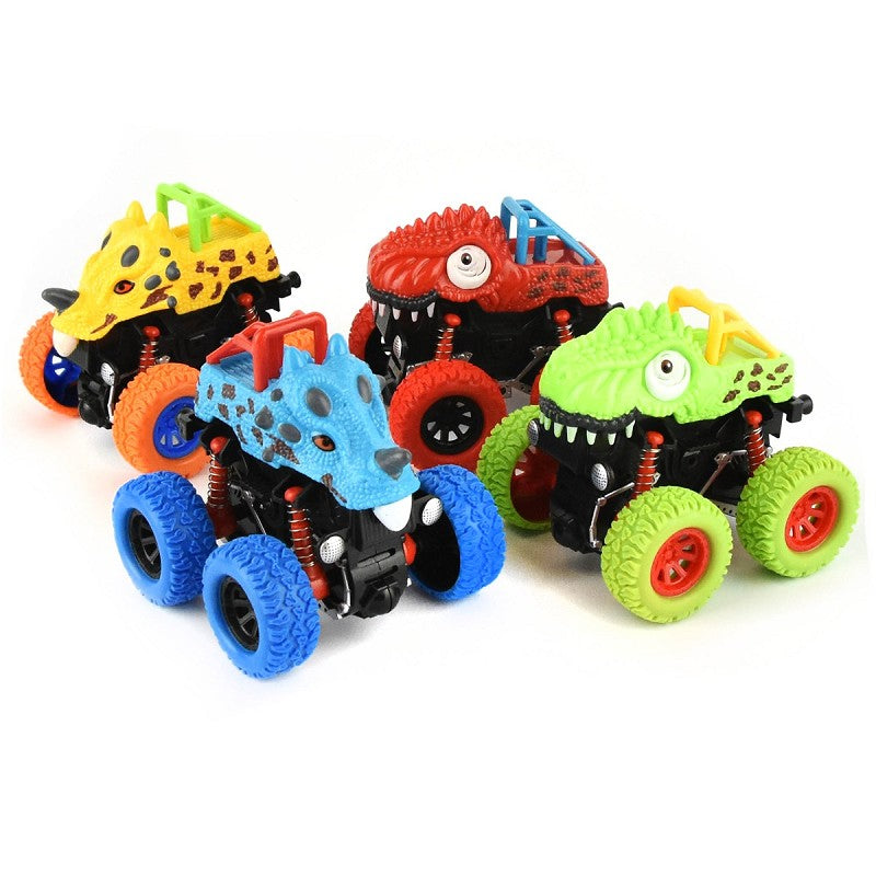Dinosauriebil med friktion 9cm