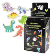 Skrapklistermärken dinosaurier 12 st 20cm
