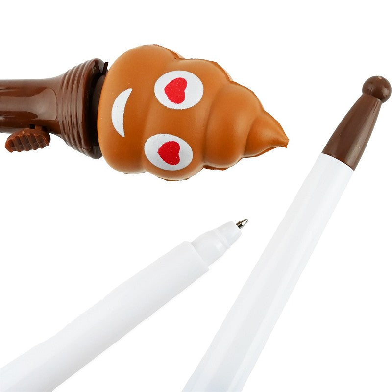 Poppande bajspenna 17cm