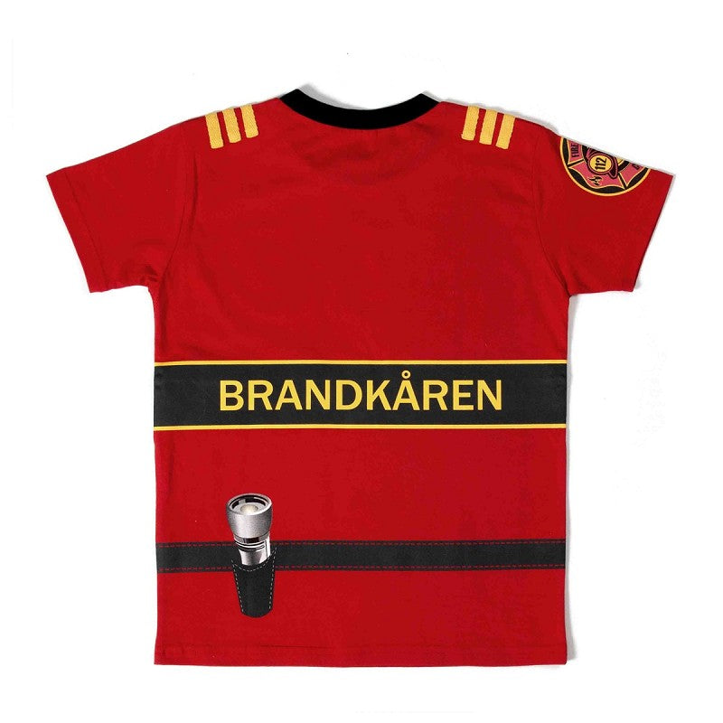 Brandmannens t-shirt i ekologisk bomull 110-116 cl