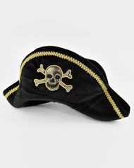 Hatt pirat sammet deluxe 35cm