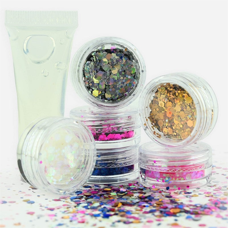 FACE & BODY GLITTER 7pcs 2cm
