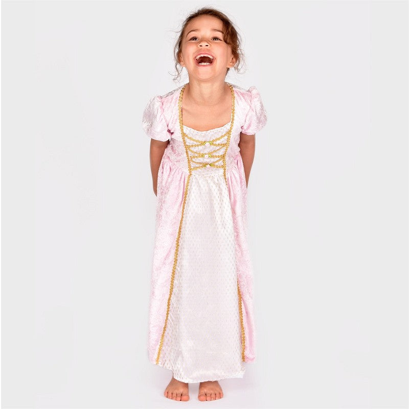 Prinsessklänning i rosa sammet 110-116 cl 4-6 år