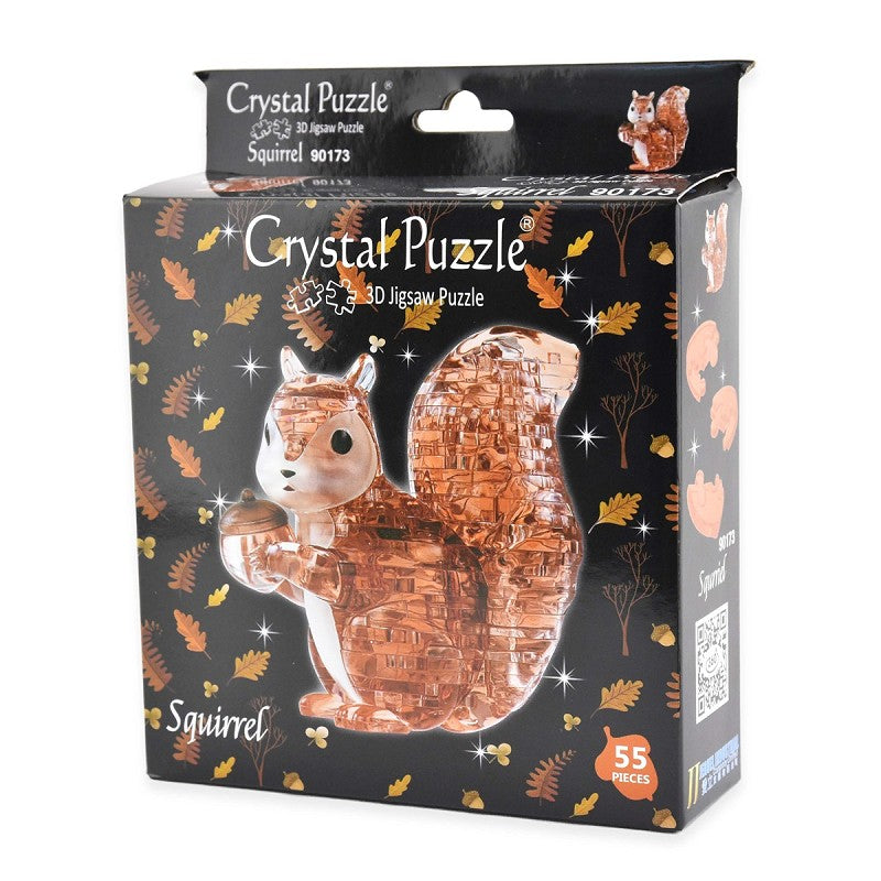 3D Crystal Puzzle Pussel ekorre 55bitar