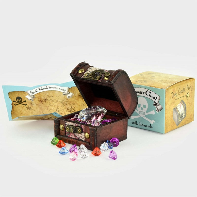 PIRATE TREASURE CHEST W. DIAMONDS 37pcs 7cm