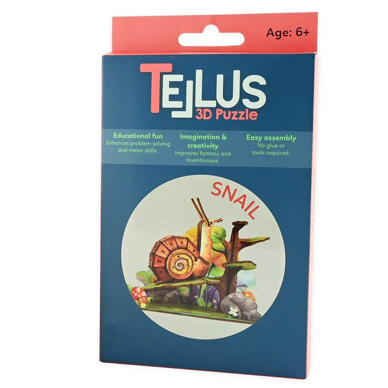 3D POSTCARD PUZZLE SNAIL 17cm
