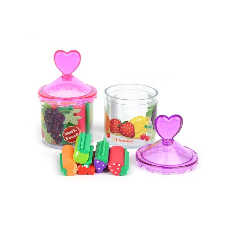 Fruktiga suddgummin med doft 6cm 5st