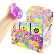 Kläm boll med sequins 6cm