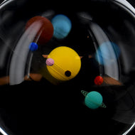 Glob solsystem glas 8cm