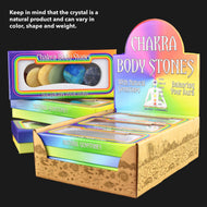 Chakra kroppsstenar 4cm