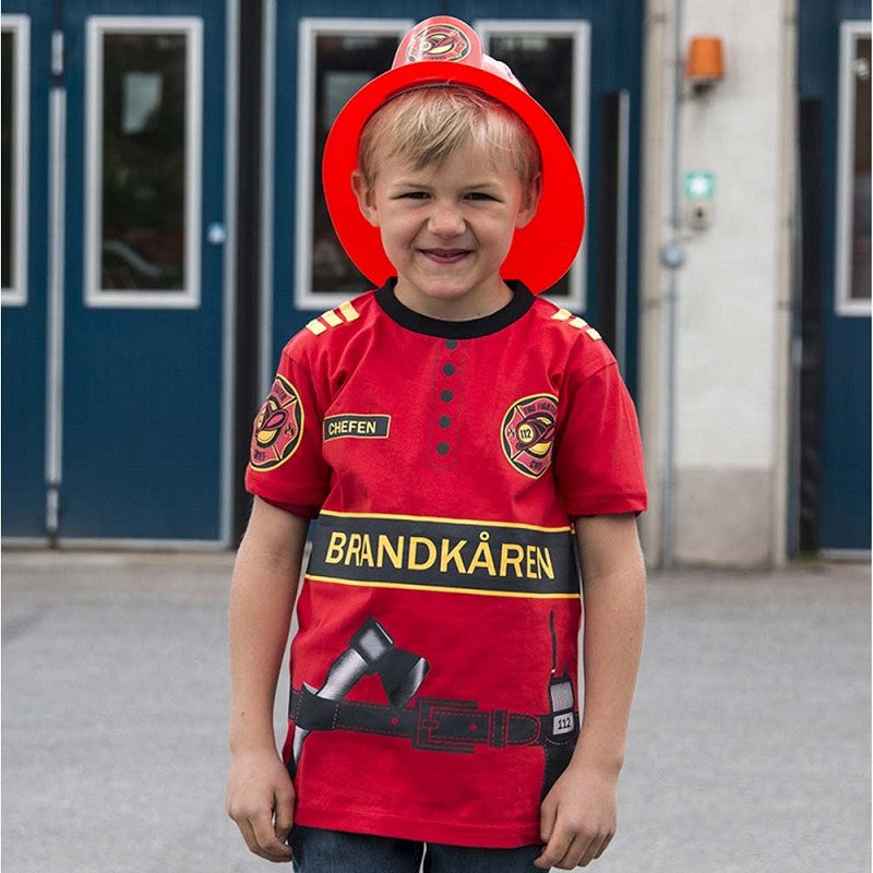 Brandmannens t-shirt i ekologisk bomull 110-116 cl