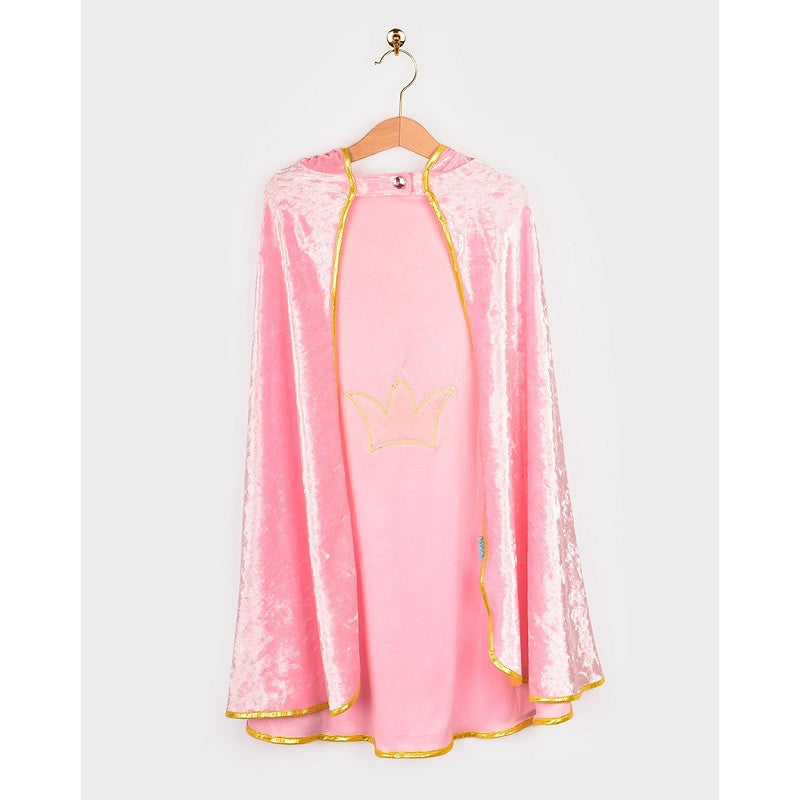CAPE PINK W. GOLD CROWN 98-128 CL 3-8 YEARS