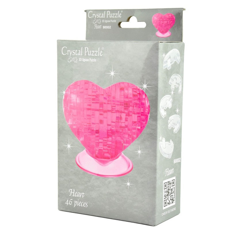 3D Crystal Puzzle Pussel hjärta 46 bitar