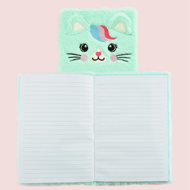 Fluffigt kattanteckningsblock A5
