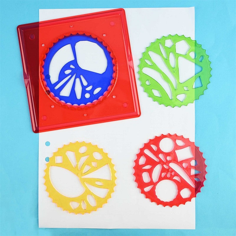 Spirograph målarverktyg 4st 15cm