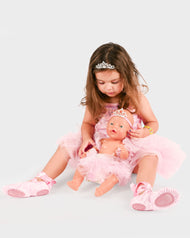 Ballerinakit med docka matchande set 98-104 cl 2-4 år