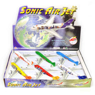 Jumbo flygplan med ljus och ljud 18,5cm
