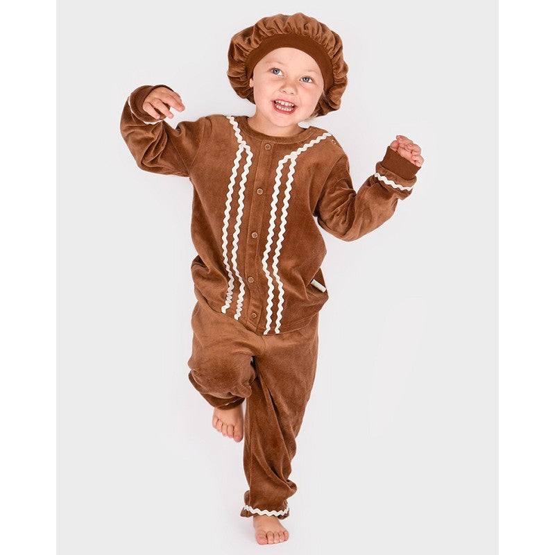 Pepparkaksdräkt 3 delar 110-116 cl 4-6 år
