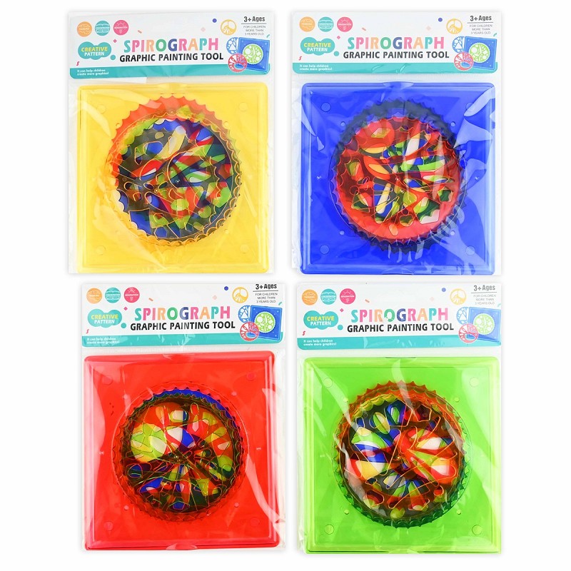Spirograph målarverktyg 4st 15cm