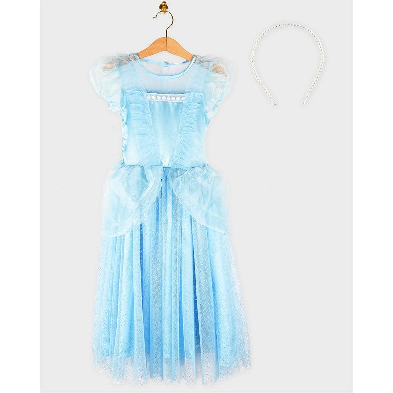 Prinsessklänning med tiara 110-116 kl 4-6 år