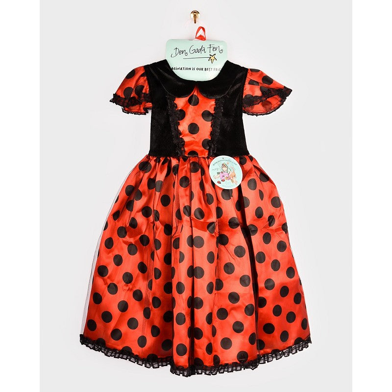 DRESS LADYBUG W. ACCESSORIES 98-104 CL 2-4 YEARS