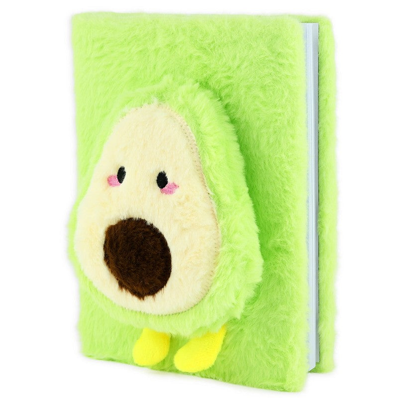 Fluffig avokadoanteckningsbok A5