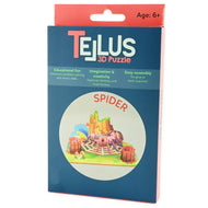 3D-pussel Spindel – Vykort & Modell (17 cm)