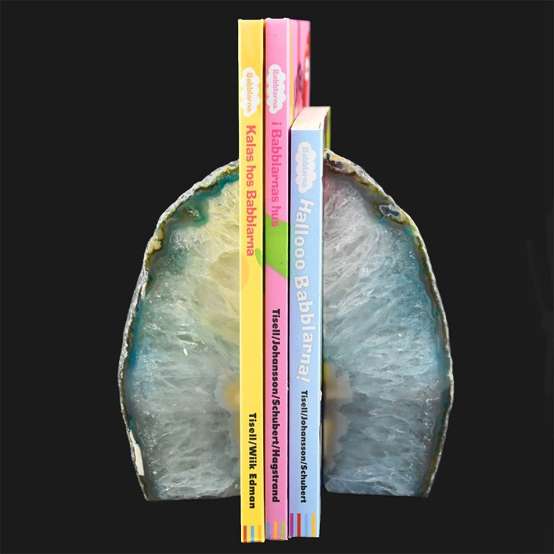 BOOKEND AGATE 2pcs 10-14 cm