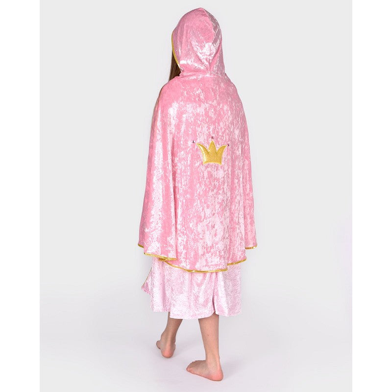 CAPE PINK W. GOLD CROWN 98-128 CL 3-8 YEARS