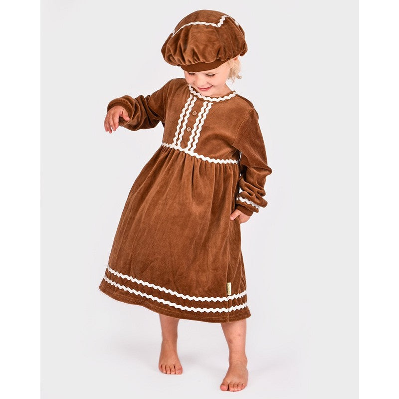 Pepparkaksdräkt 2 delar 110-116 cl 4-6 år